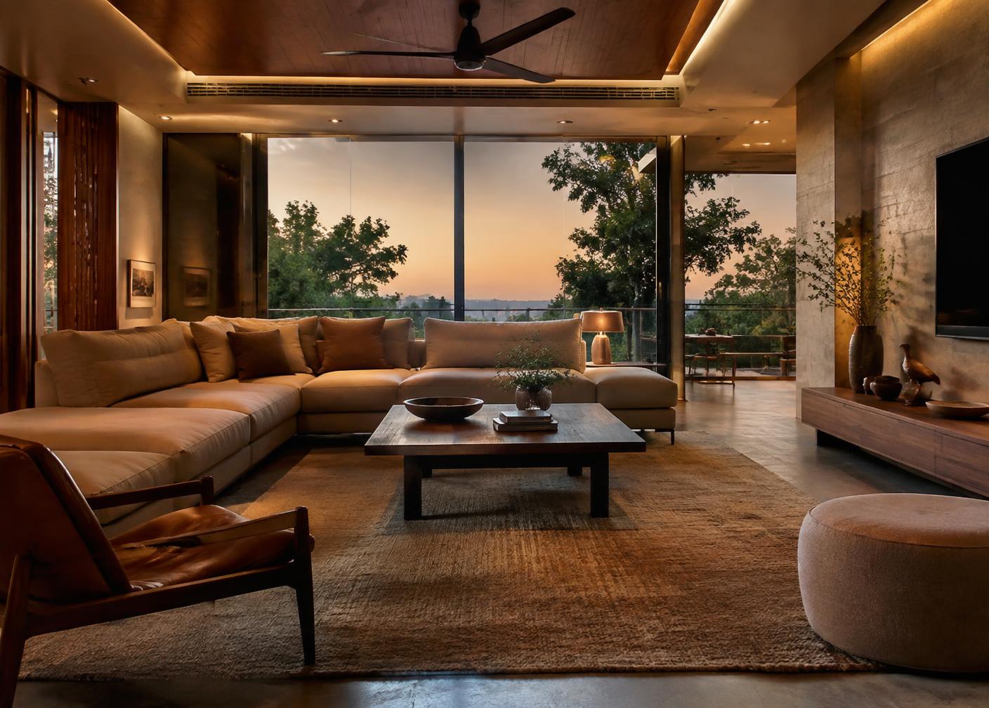 Luxury contemporary interior